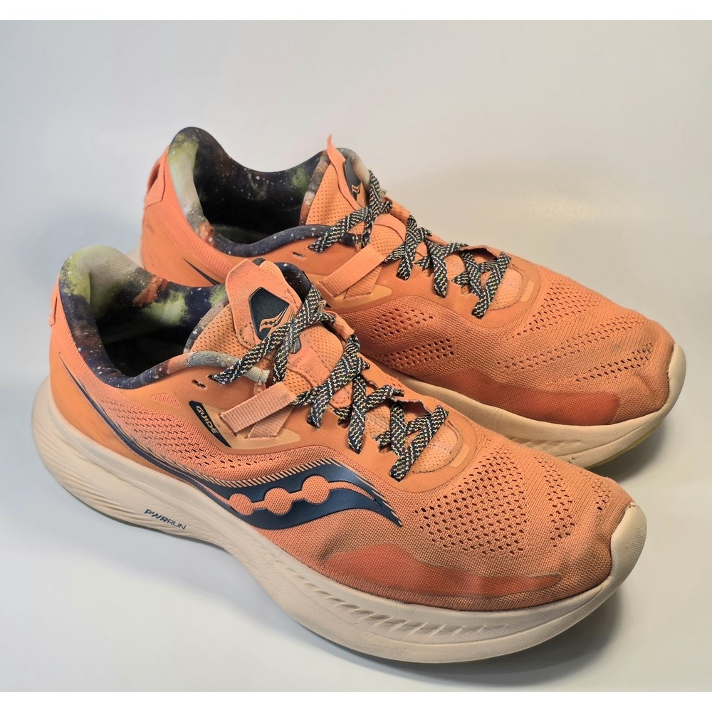 Saucony Women's 9.5 Guide 15 Camp Fire  Orange Running Shoes Sneakers S10684-45